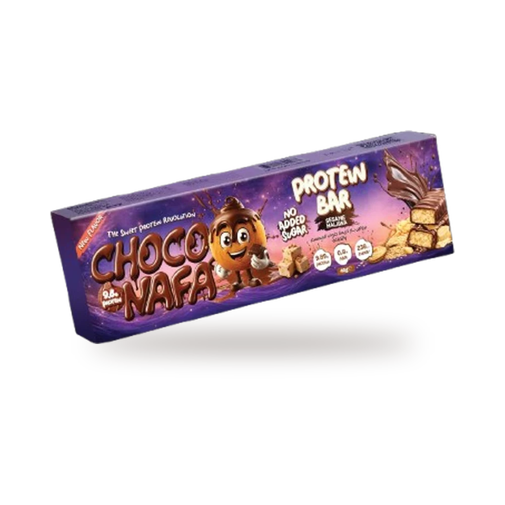 ChocoNafa Sesame Halawa Protein Snack