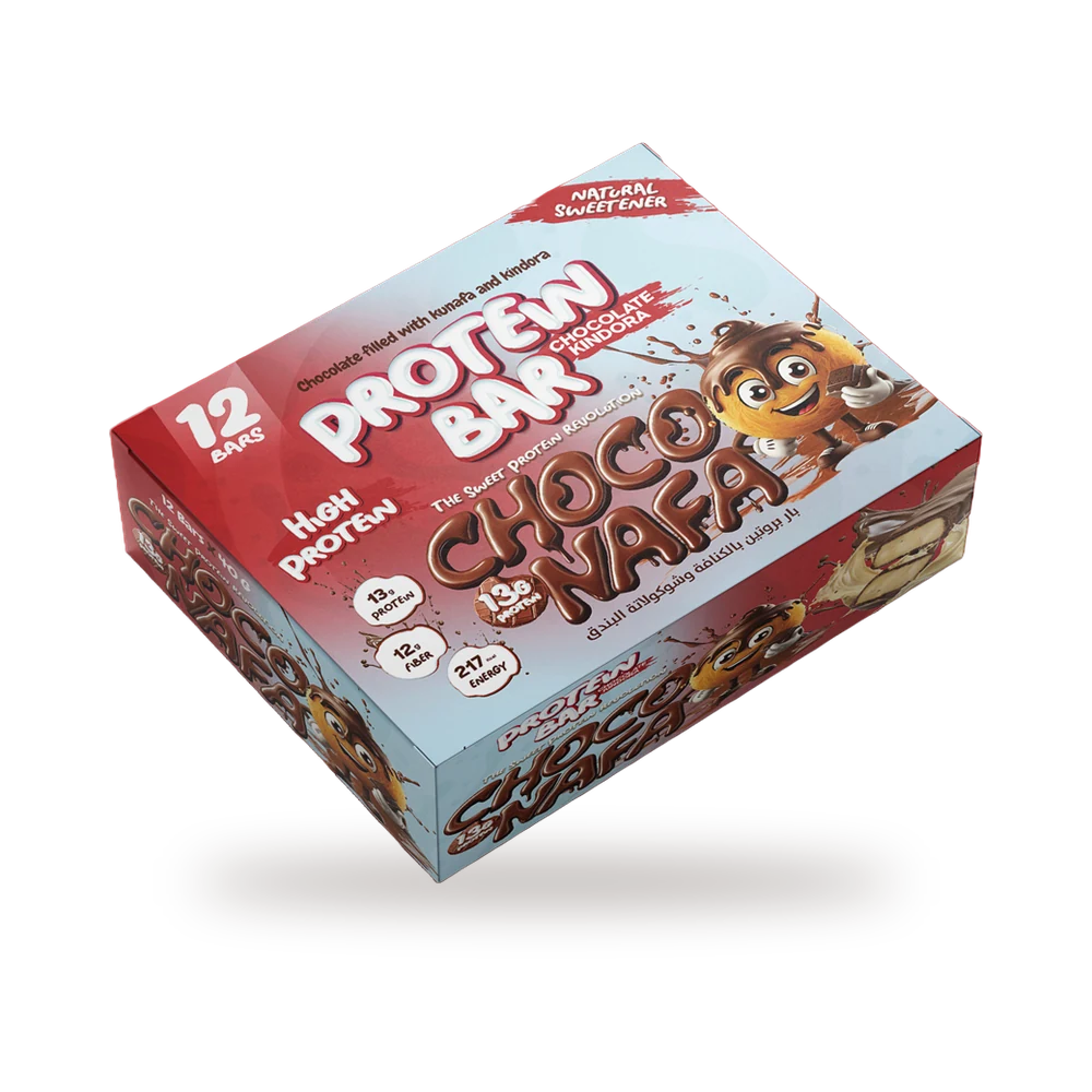 ChocoNafa Kindora Protein Bar Box of 12